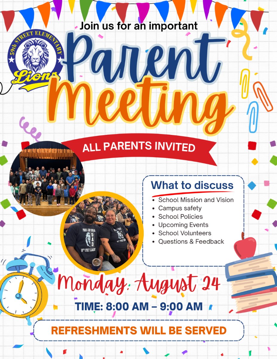 Parent Meeting Flyer
